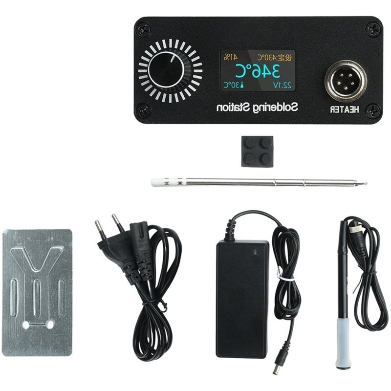 AB11-T12 Przenośna mini cyfrow – Soldering Station T12 Oled recenzja i cena